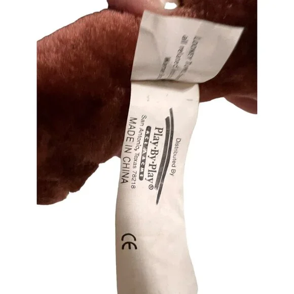 Tasmanian Devil Looney Tunes Ace Taz Christmas Santa Hat Antlers 1998 w/tags - Picture 7 of 8